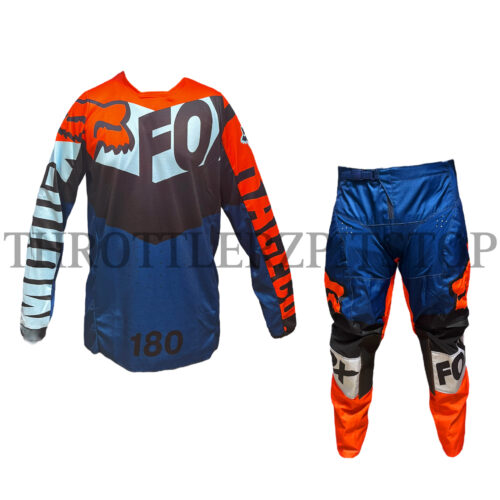FOX  180 JERSEY : ORANGE /BLACK/BLUE (2XL)