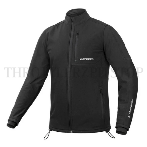 VIATERRA BOREAL MID-LAYER WARM JACKET :BLACK