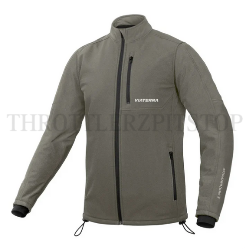 VIATERRA BOREAL MID-LAYER WARM JACKET : GREY