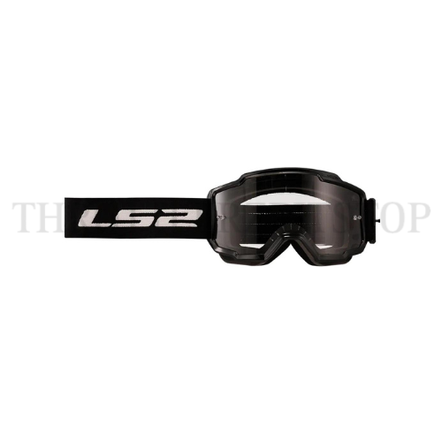 LS2 CHARGE PRO GOGGL BLACK :LENS CLEAR