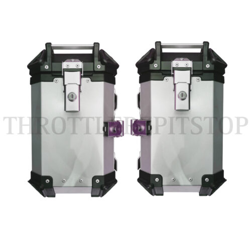 JB RACING SIDE PANNIERS 37 L: SILVER