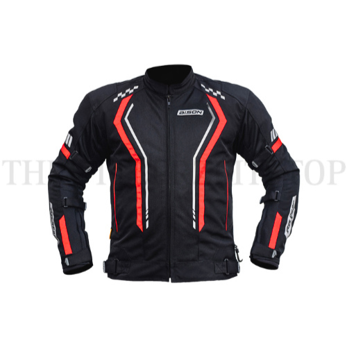 BISON AIR PRO JACKET : BLACK-RED