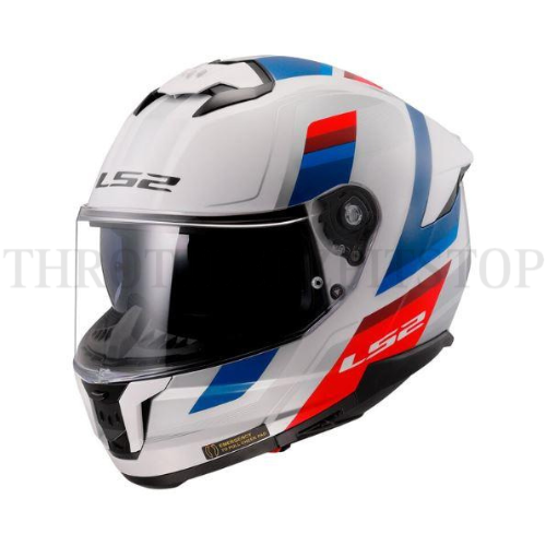 LS2 FF 320 STREAM II VINTAGE WHITE BLUE RED – 06