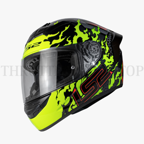 LS2 FF 352 ROOKIE ANTARS BLACK YELLOW