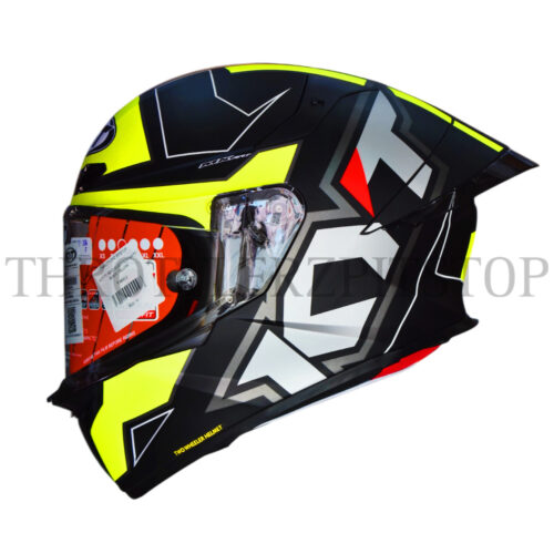 KYT TT REVO ELECTRON MATT BLACK YELLOW