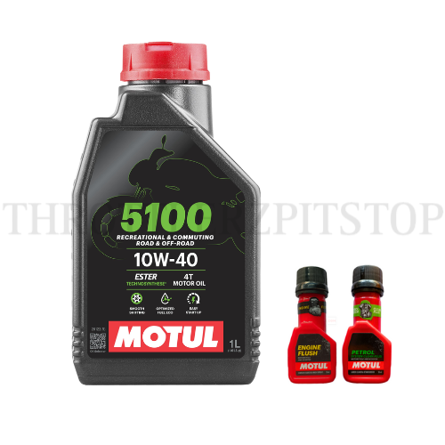 MOTUL 5100 4T 10W40 1.1L COMBO KIT