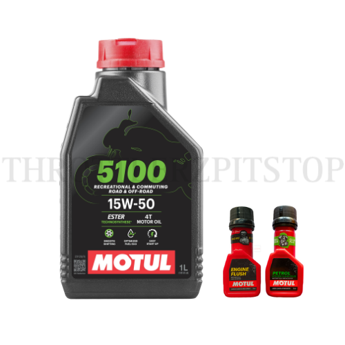 MOTUL 5100 4T 15W50 1.1L COMBO KIT