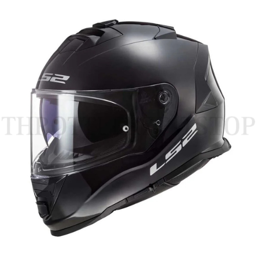 LS2 FF 800 STORM || SOLID GLOSSY BLACK – 06