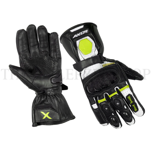 AXOR LYCAN GLOVES : BLACK NEON YELLOW (S)