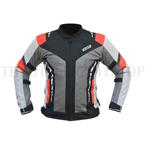 BISON MASCULINE JACKET V2 : BLACK-RED