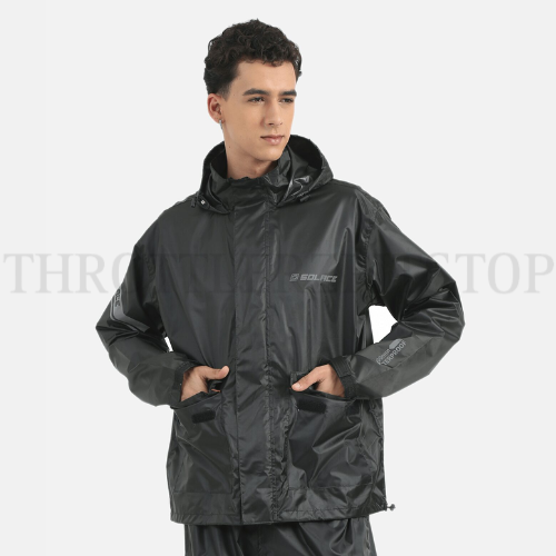 SOLACE RAIN PRO JACKET 16K : BLACK