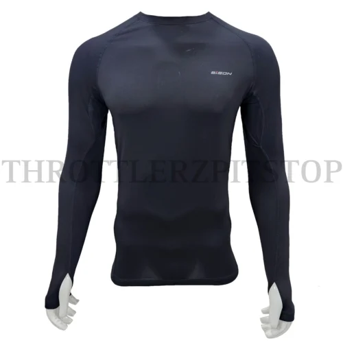 BISON COOL PRO BASE LAYER TOP : BLACK
