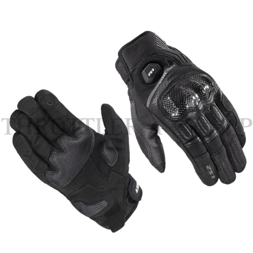 LS2 ATOM MAN GLOVE : BLACK