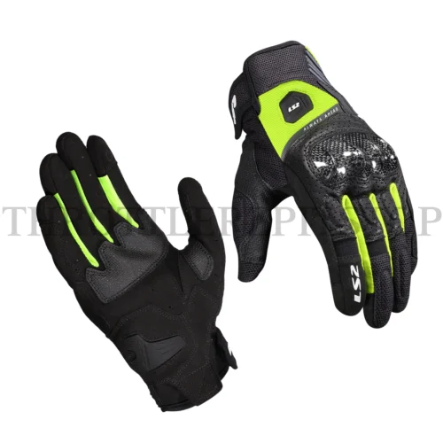 LS2 ATOM MAN GLOVE : NEON