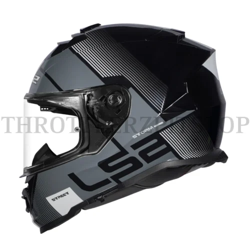 LS2 FF 800 STORM || EPIC BLACK WHITE – 06