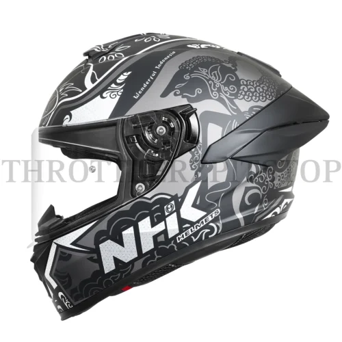 NHK K5R DOODLES BLACK/SILVER GLOSSY