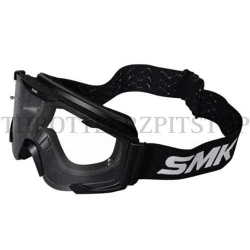 SMK GOGGLE BLACK : LENS CLEAR