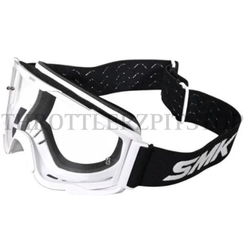 SMK GOGGLE WHITE : LENS CLEAR