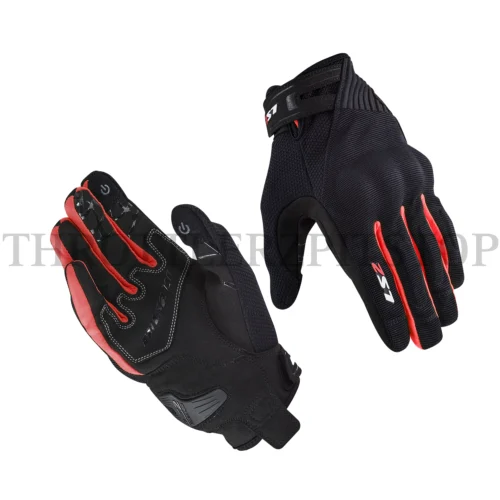 LS2 DART EVO MAN GLOVE : RED